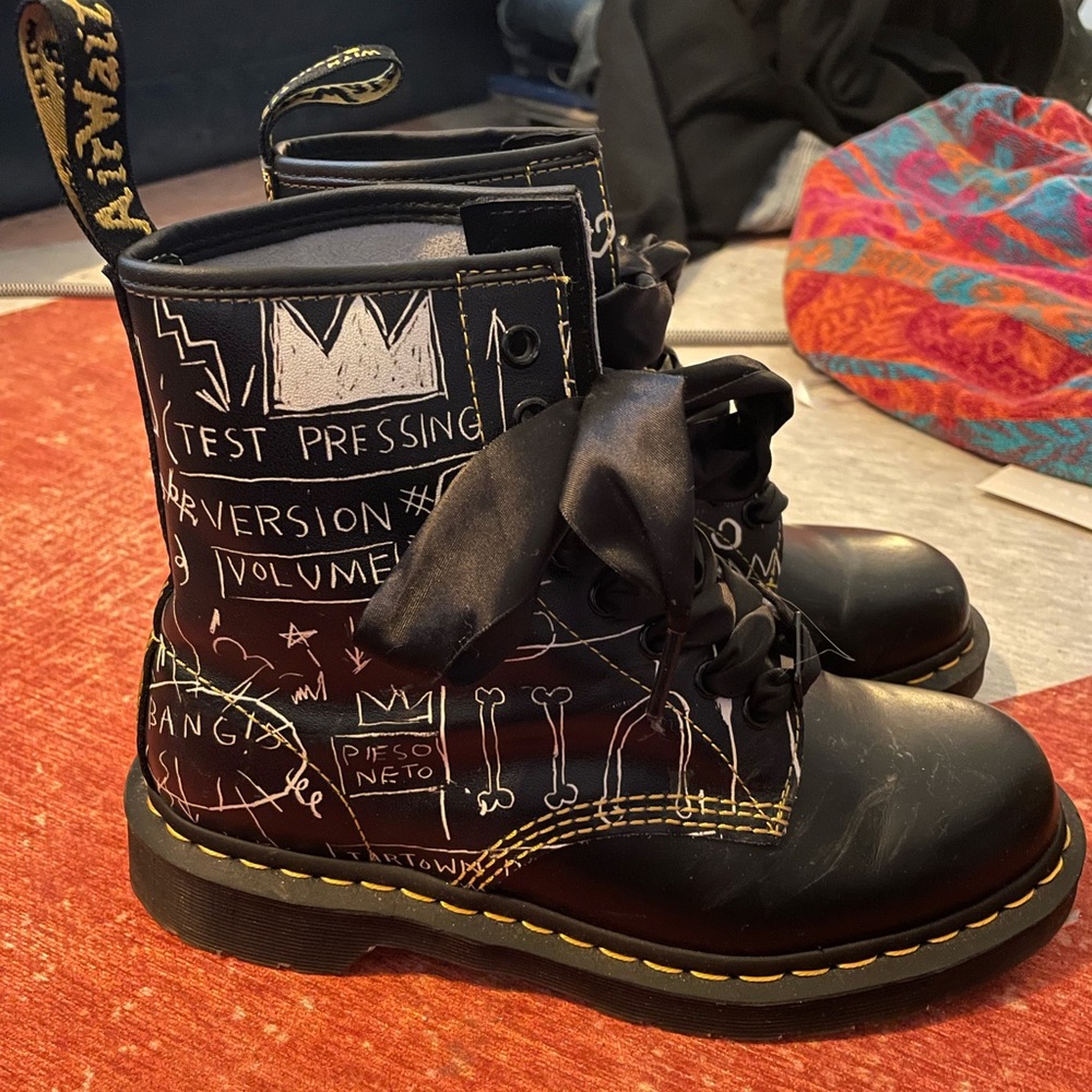 Dr. Marten 60th anniversary Basquiat Boot